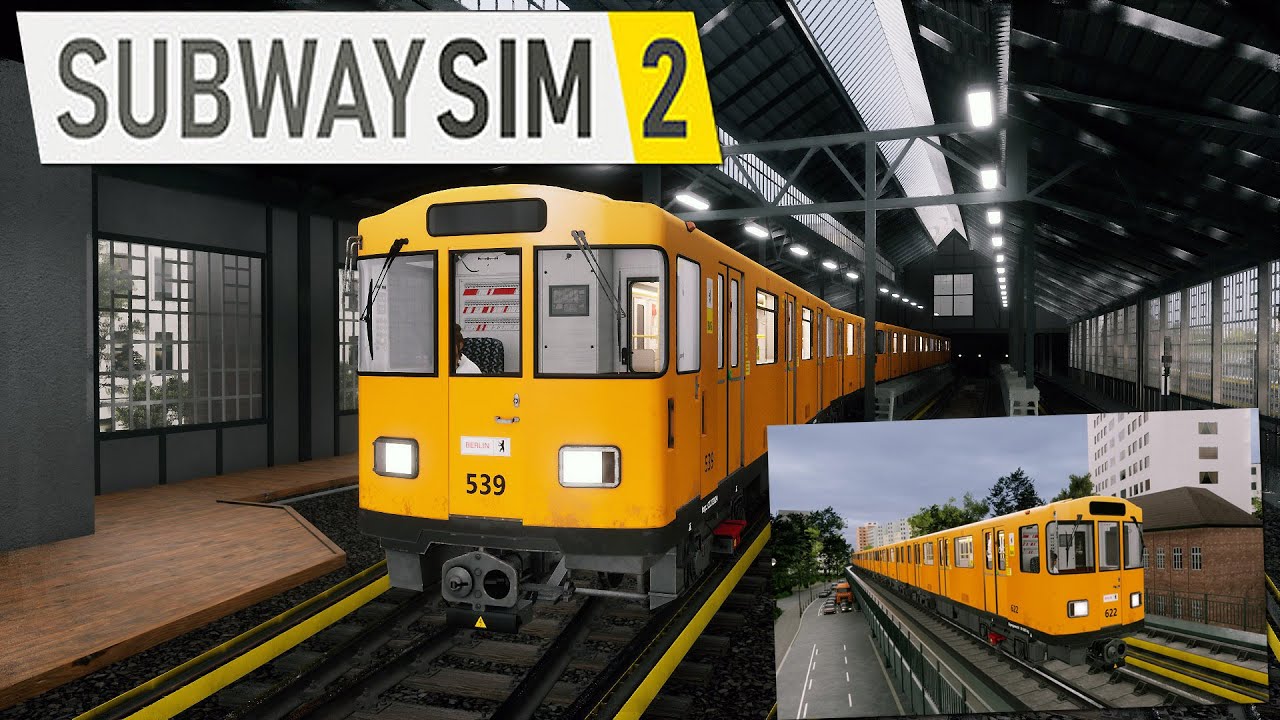 SubwaySim 2 Im U-BAHN Betriebswerk Berlin mit VERSTÄRKERZUG unterwegs Gameplay