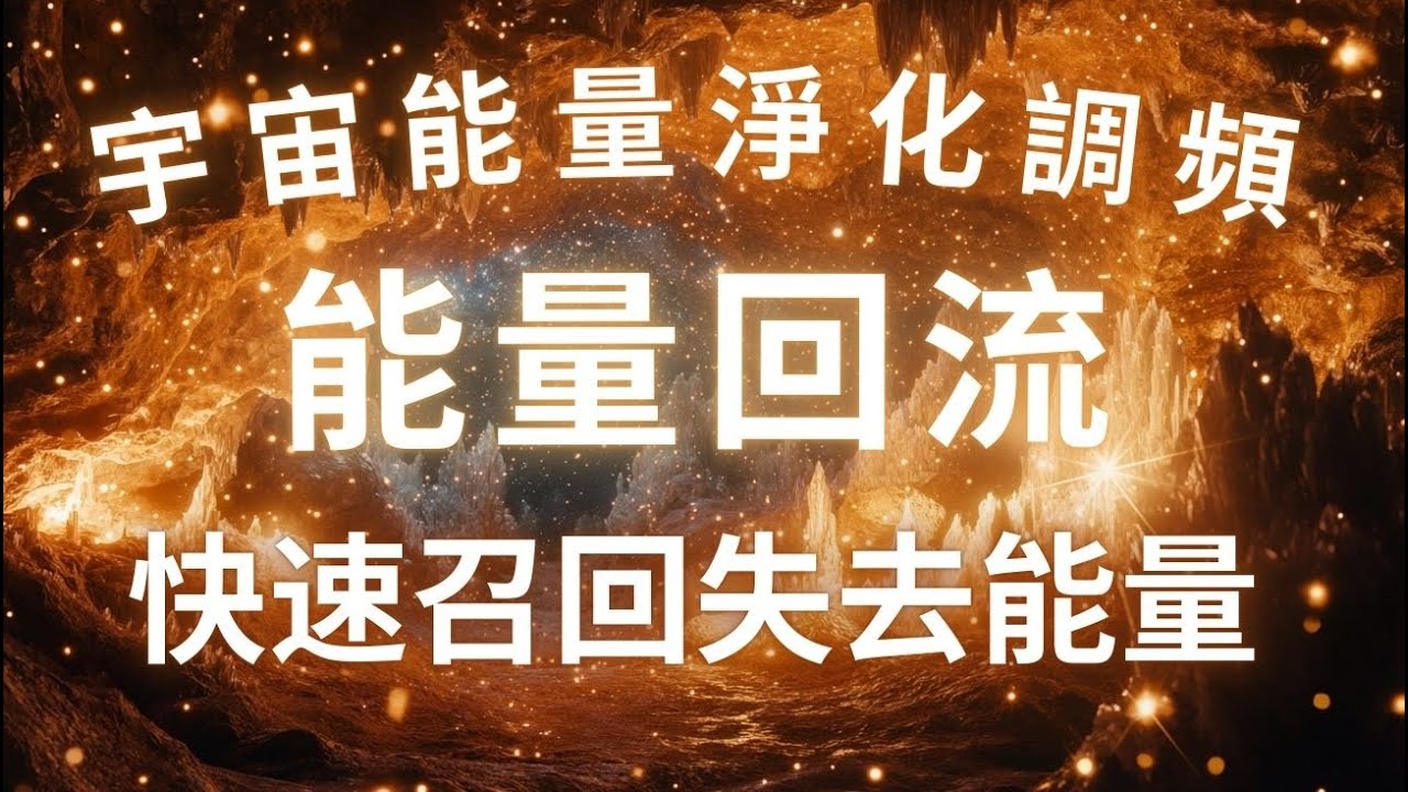超強宇宙能量淨化調頻，能量開始回流，一切越來越順，快速召回失去能量，吸引力法則，好運圍繞，好事突然發生了，冥想音樂，好運磁場🍀