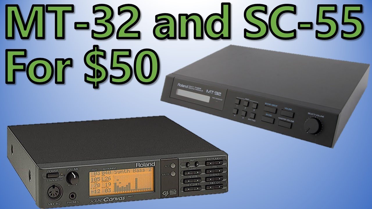 Roland MT-32 CM-32L and General MIDI for $50