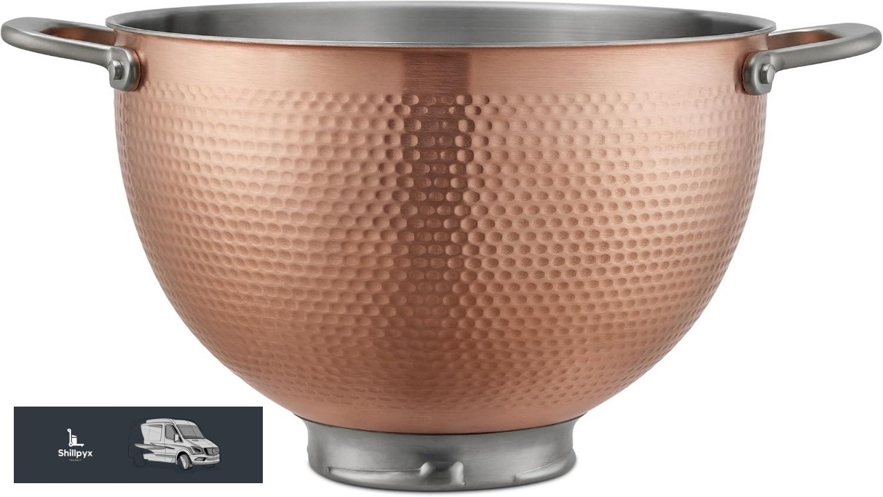 KitchenAid 5 Quart Hammered Copper Bowl KSM5SSBCB for select 4.5 or 5