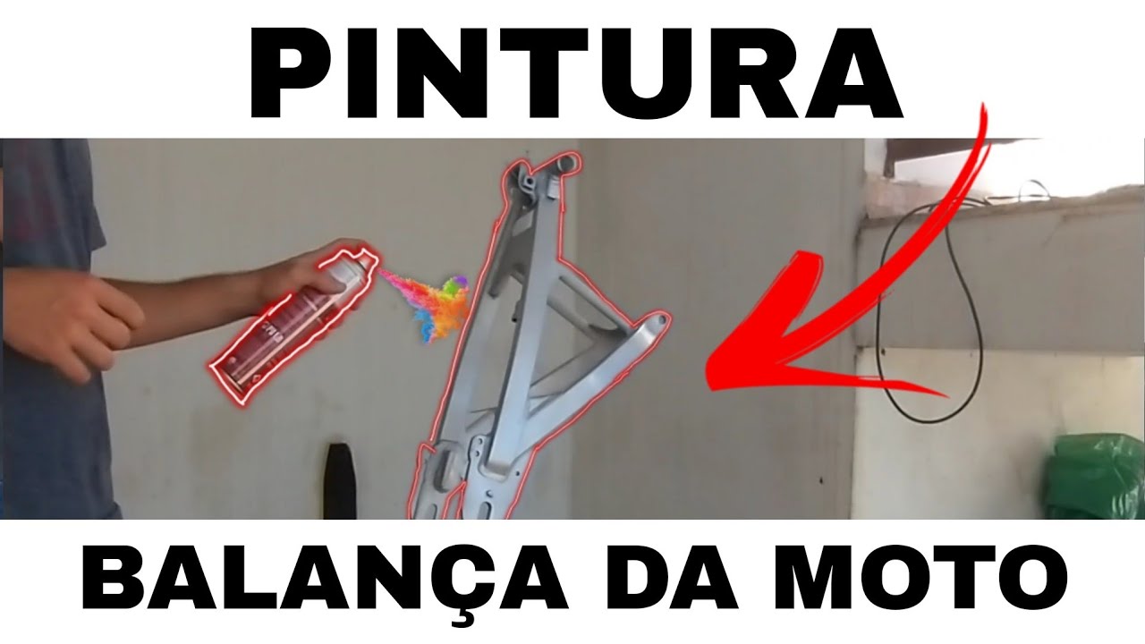 Como PINTAR a BALANÇA da MOTO(Restauração Dt 180) Ep.4