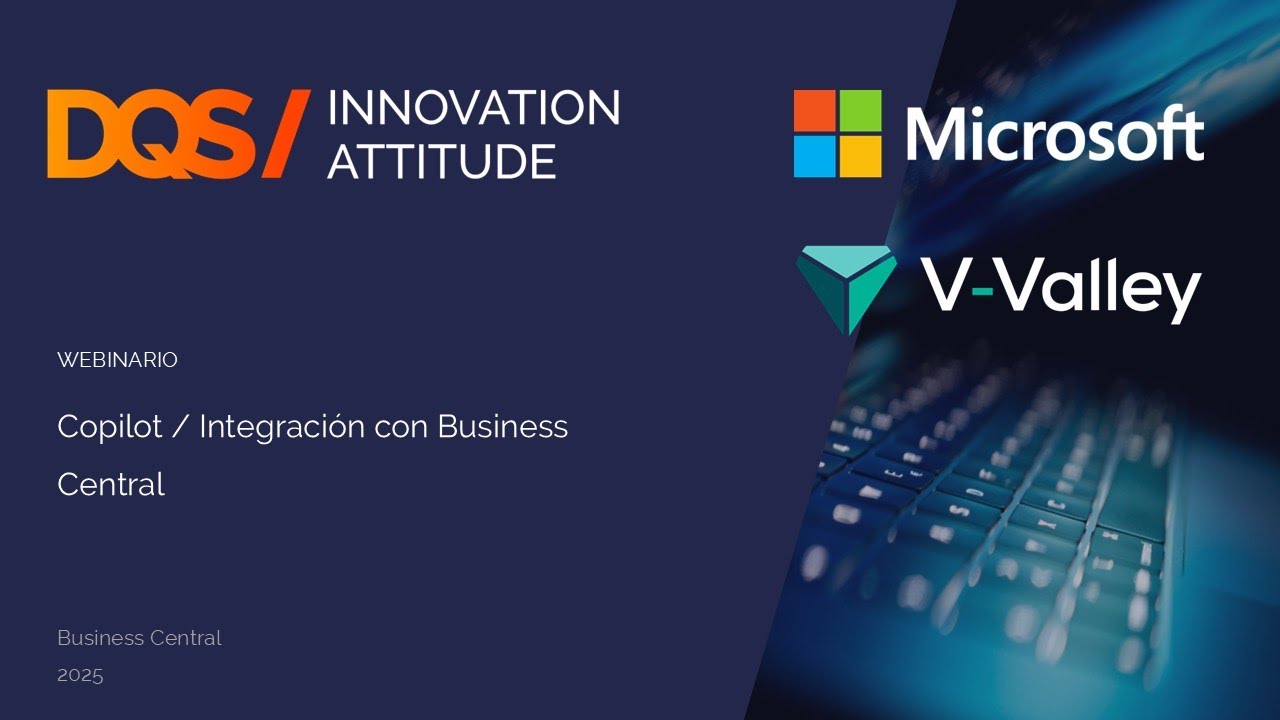 WEBINARIO DQS: Copilot en Dynamics 365 Business Central · Automatización inteligente