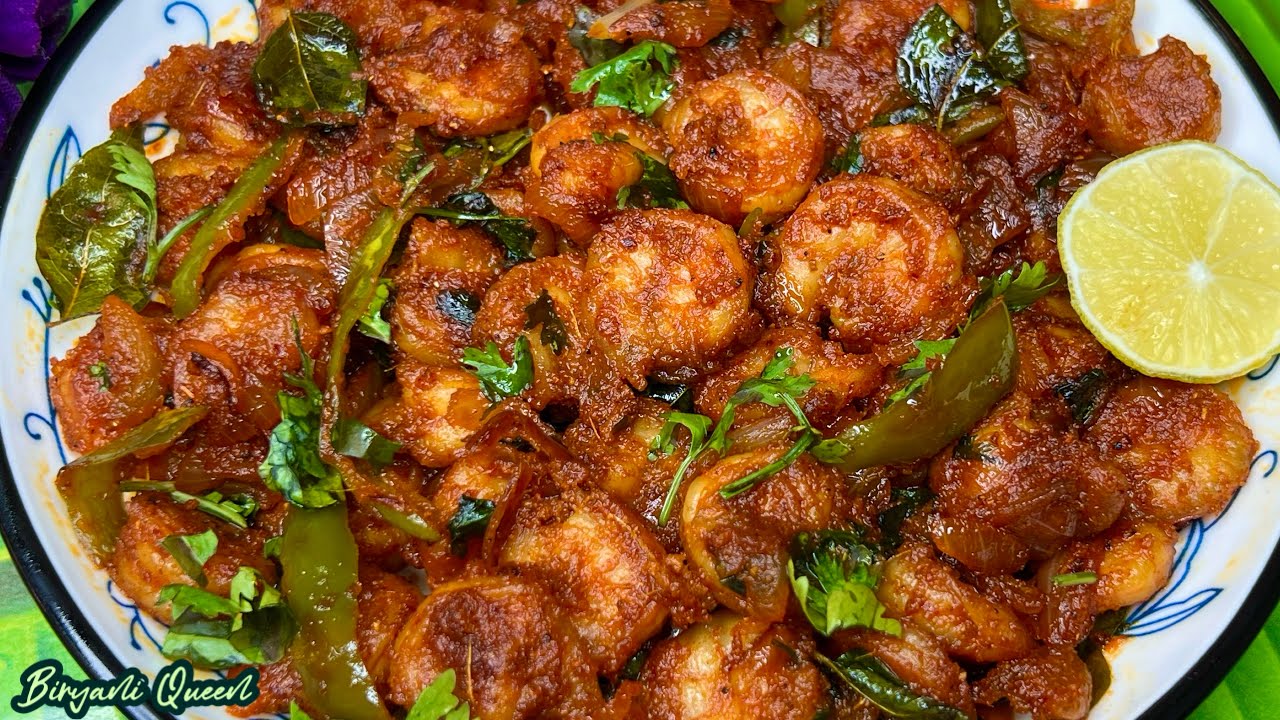 MASALA PRAWN FRY - JHINGA MASALA ROAST - Ithna Tasty Ke DIL Ajaye - Best & Tasty Shrimp Fry Recipe