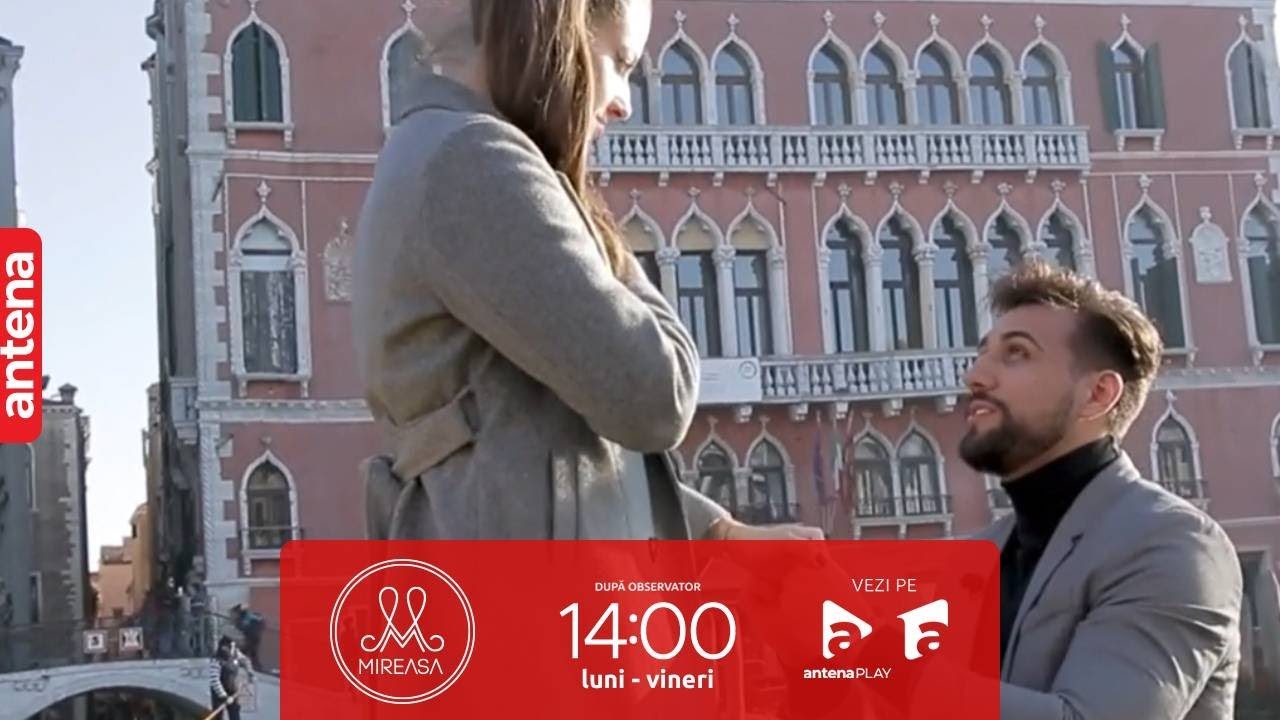 Daniel a cerut-o în căsătorie pe Ana, în Veneția!