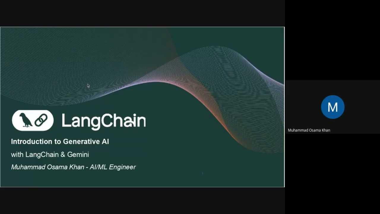 Workshop - Introduction to GenAI using LangChain and Gemini