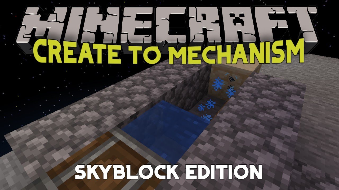 Minecraft | Create to Mechanism | Sky block - Iron, Gold and Diamond Grinding!