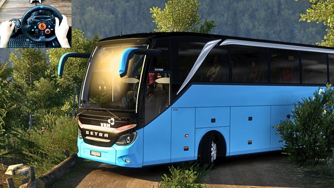 Smooth Bus Driving Through Tight Off-Roads of Germany | 
