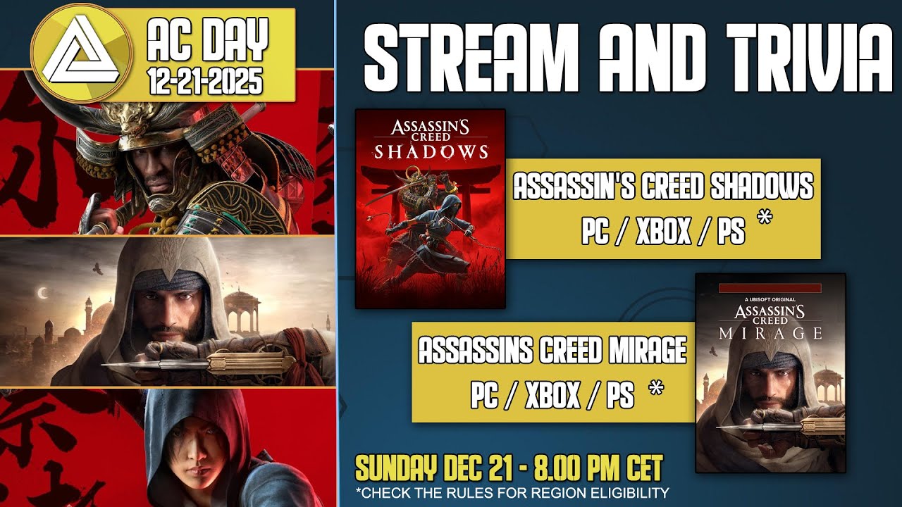 Assassin's Creed Day - #ACDay Special Edition Stream