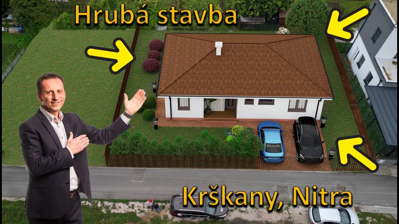 Hrubá stavba domu na predaj, Krškany, Nitra