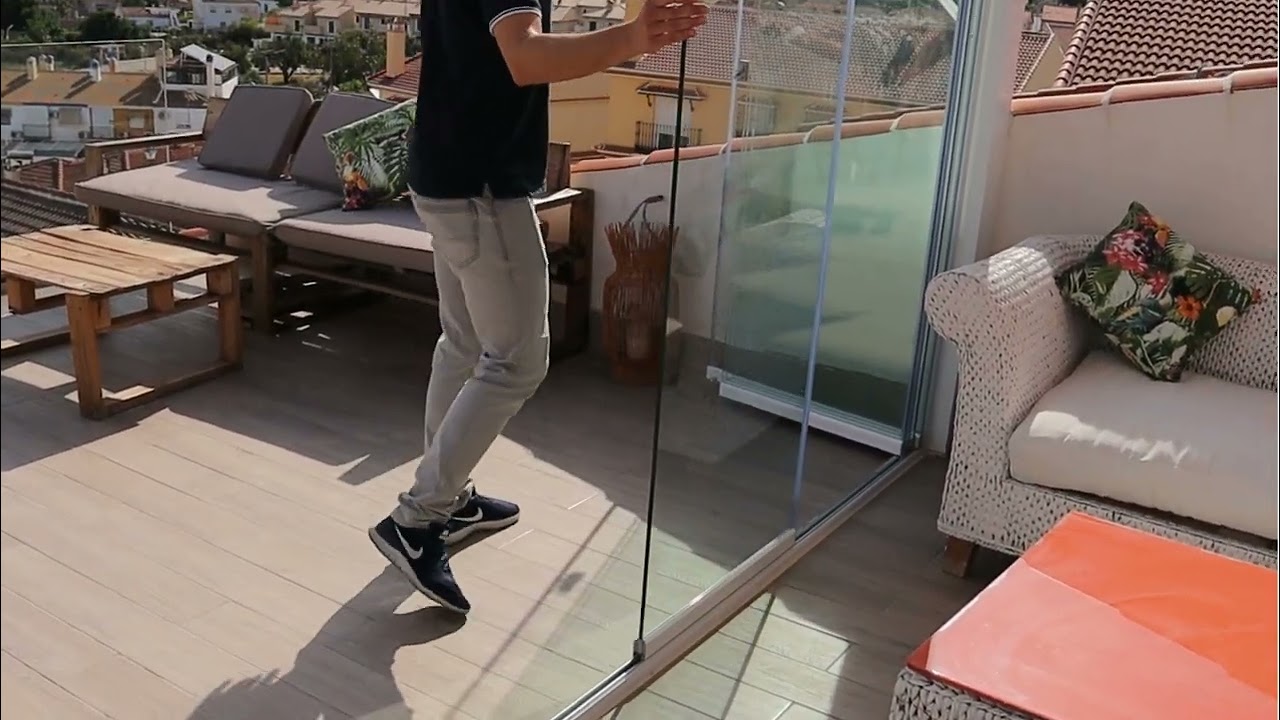 ⭐ Rideaux de Verre avec Roulement – Série Cruiser 10 mm | Todocristal