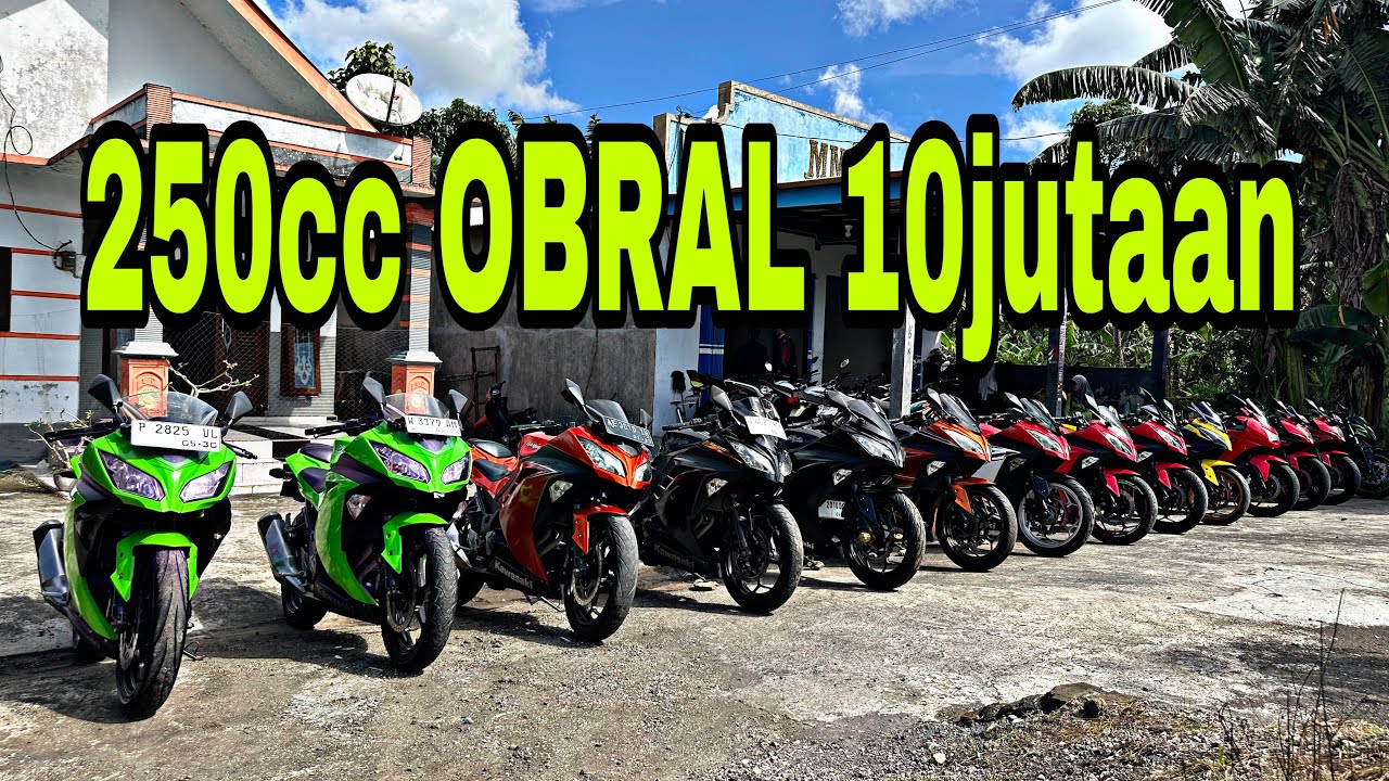 OBRAL 250CC MULAI HARGA 10JUTAAN SURAT WAJIB LENGKAP SEMUA