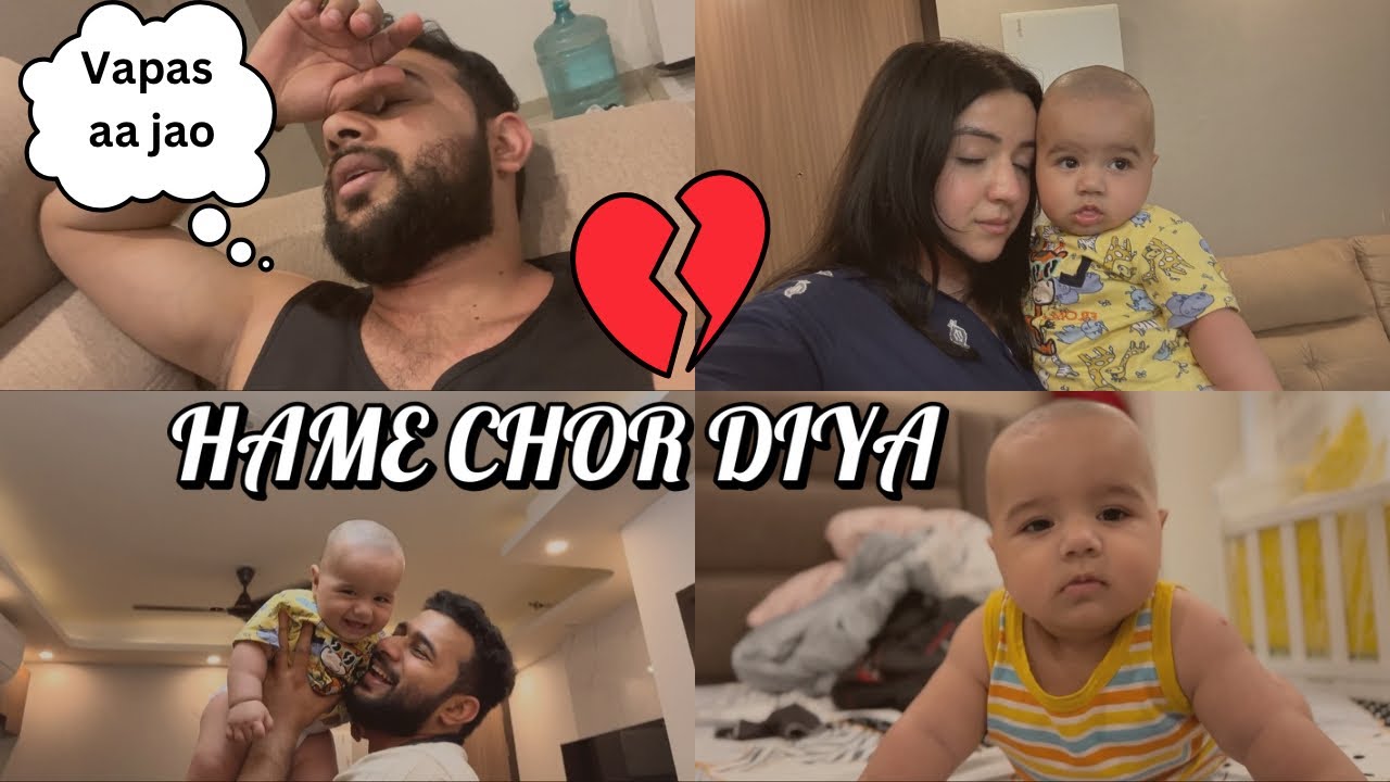 Husband ko Baby k sath chor diya 🥺😳 Haal kya raha? 😭
