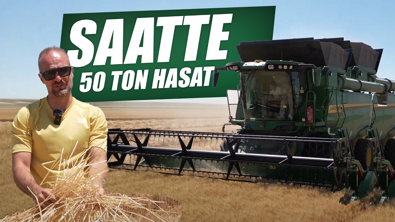 Saatte 50 Ton Hasat! John Deere T6 İncelemesi