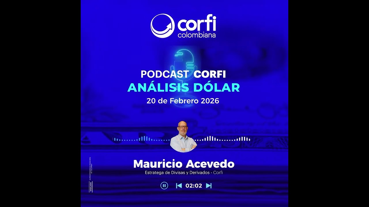Banca Comercial | Video Análisis del #dólar 20 de febrero de 2026 | Corficolombiana