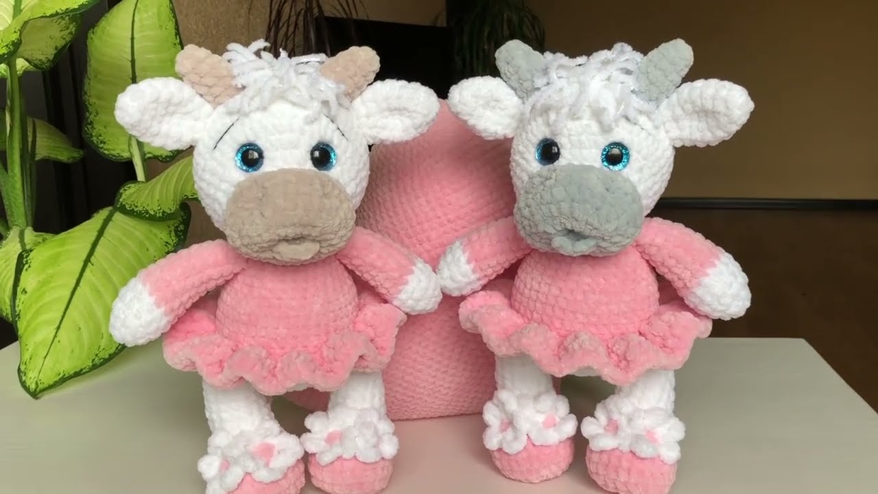 🐮 Plush Crochet Cow Pattern on Etsy 🐮 | Amigurumi Cow Tutorial after 200 Likes!