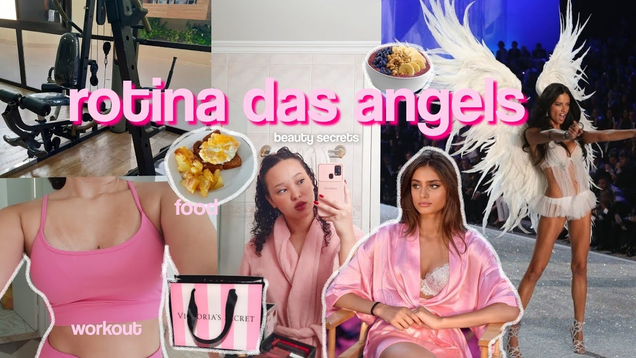 • seguindo a rotina de modelos da Victoria's Secret (treinos, alimentação, beauty routine...) 💗💋🎀