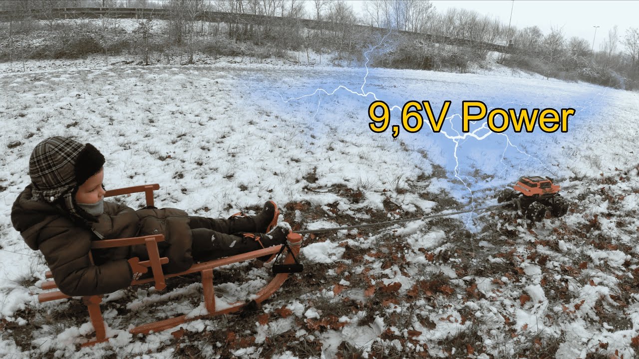 Test Drive mit 9,6V Akku (Crawler PicUp, Crusher Buggy)