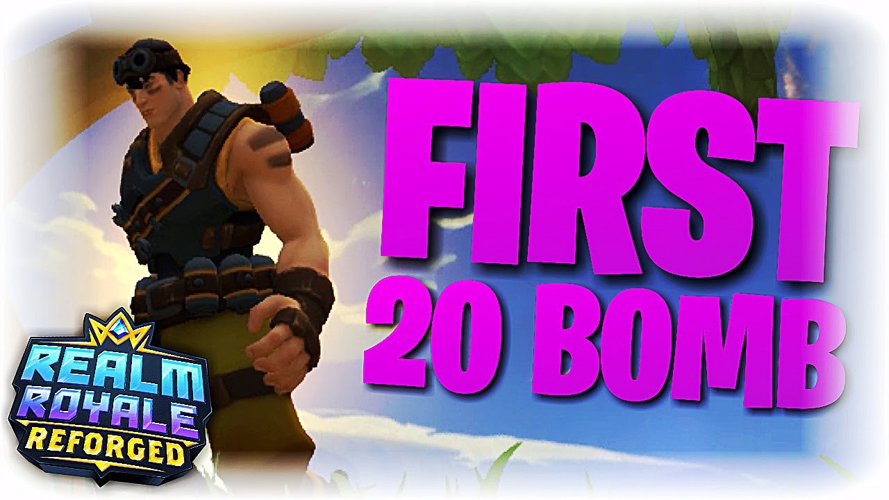 *WORLD'S FIRST* 20 BOMB GAME on the NEW MAP! (Realm Royale Reforged)