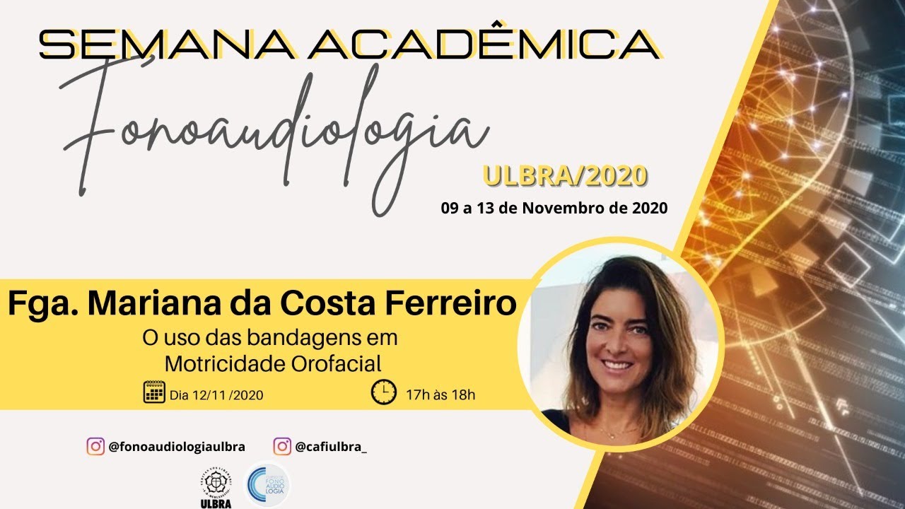 O uso das bandagens em Motricidade Orofacial com a Fga. Mariana Ferreiro