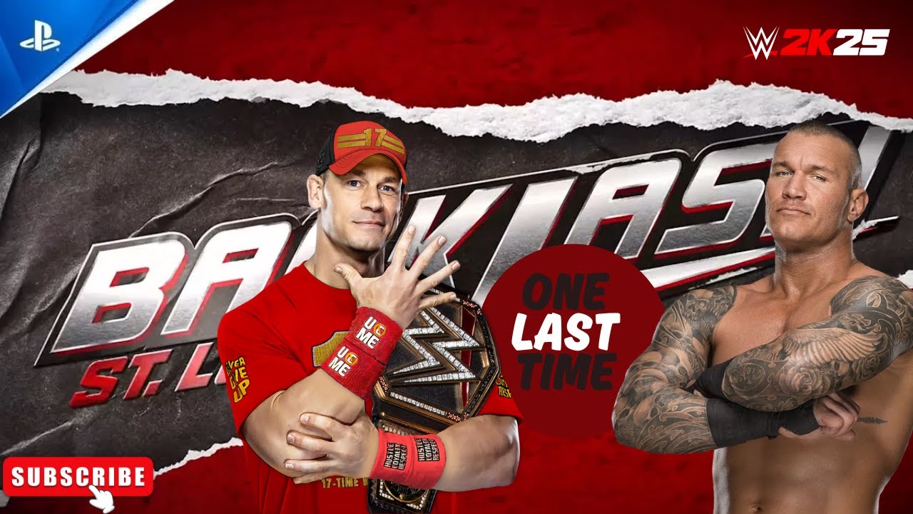 ONE FINAL BATTLE: JOHN CENA TAKES ON RANDY ORTON AT WWE BACKLASH! : WWE 2K25 (PS 5 Gameplay)