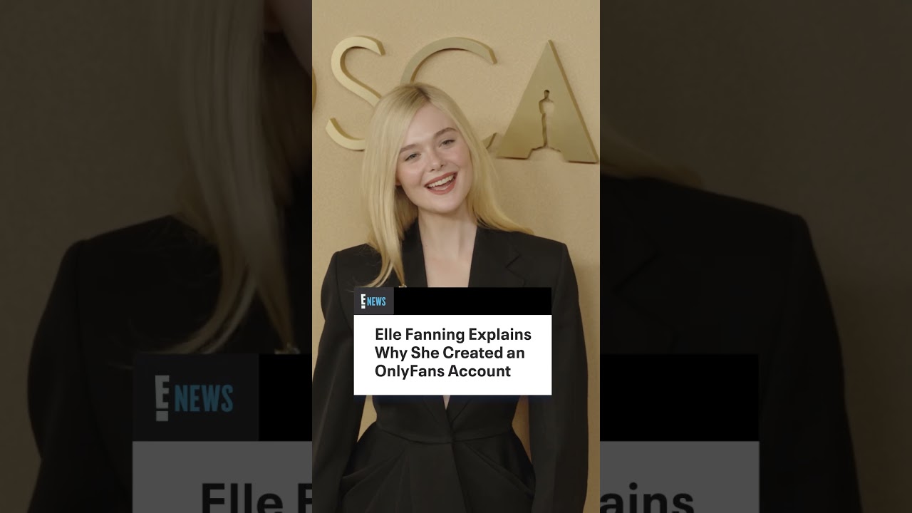 No, you didn't read that headline wrong. Elle Fanning reveals why she created an OnlyFans account.
