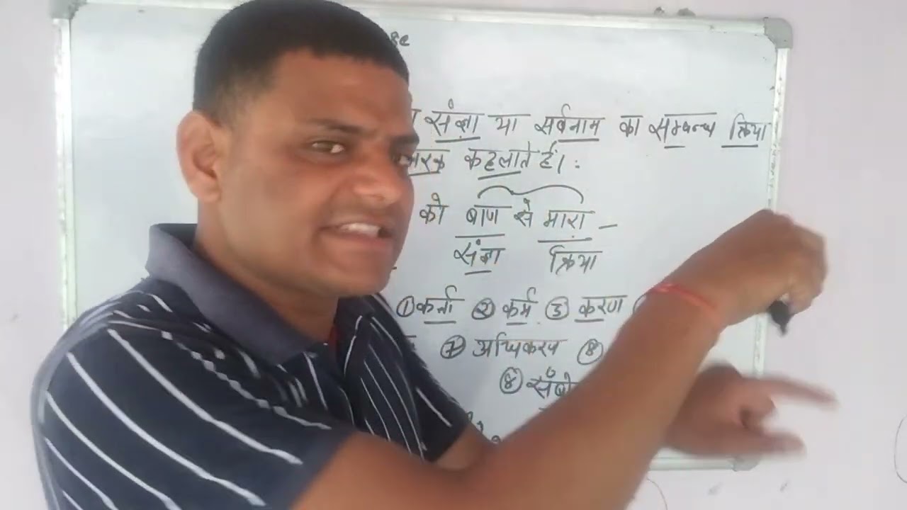 हिंदी व्याकरण कारक