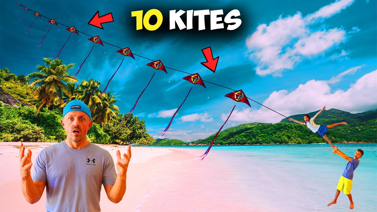 Extreme Kite Flying Challenge - 10 Year Old Twins