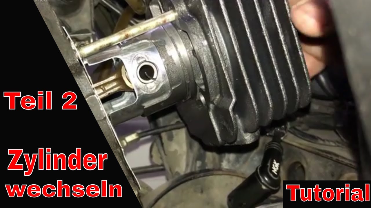 [TUTORIAL] Zylinder direkt am Roller wechseln / 70ccm Zylinder verbauen / Einlaufen lassen Teil 2