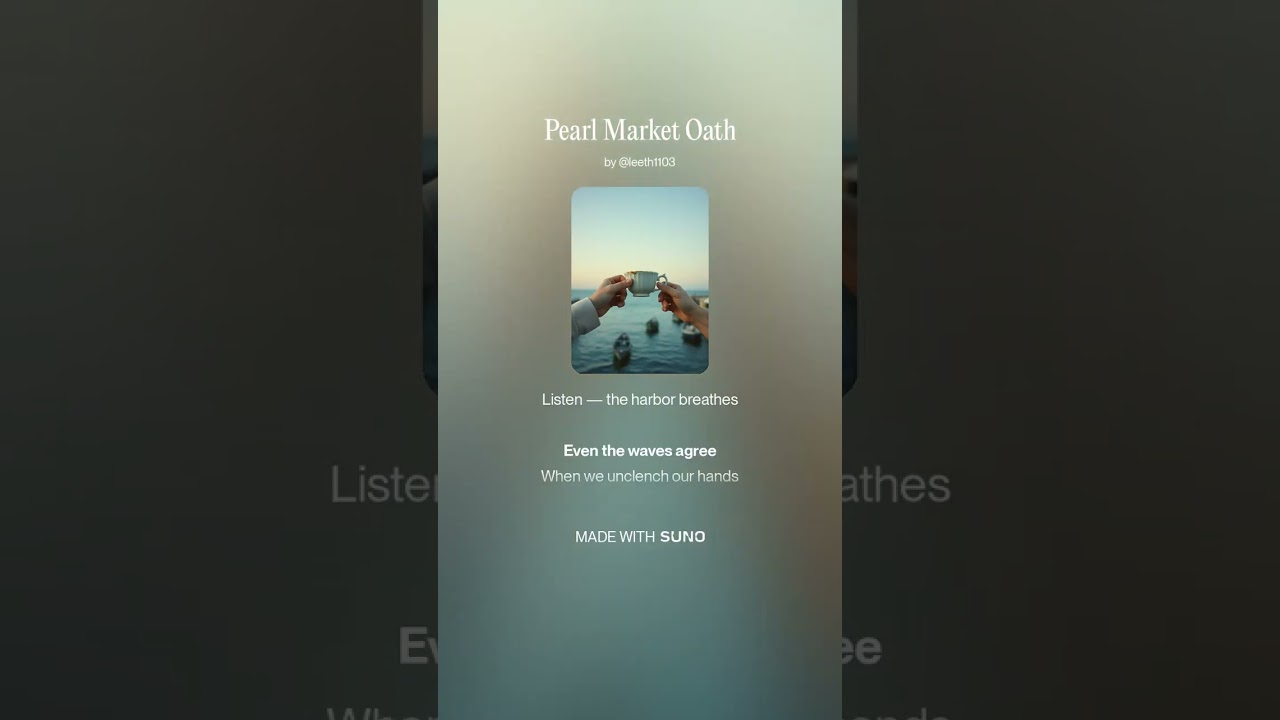 Pearl Market Oath