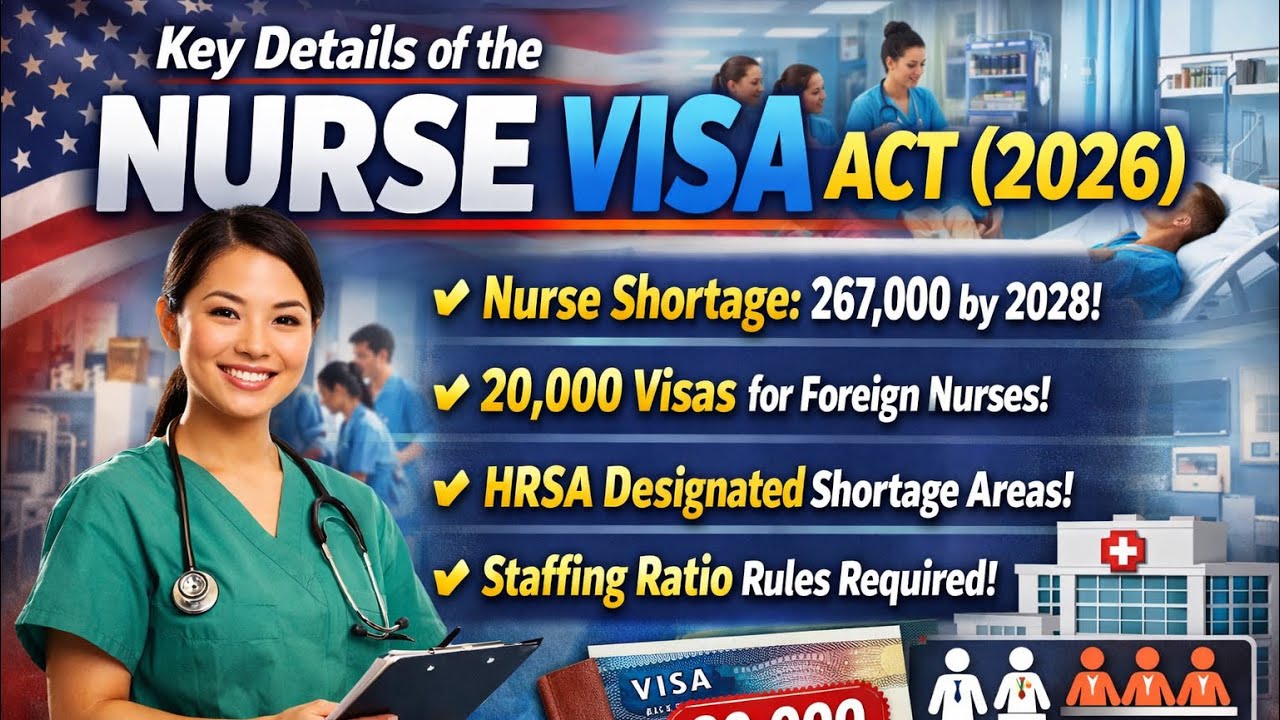 Great News for International Nurses: Key Details of the NURSE Visa Act (2026)