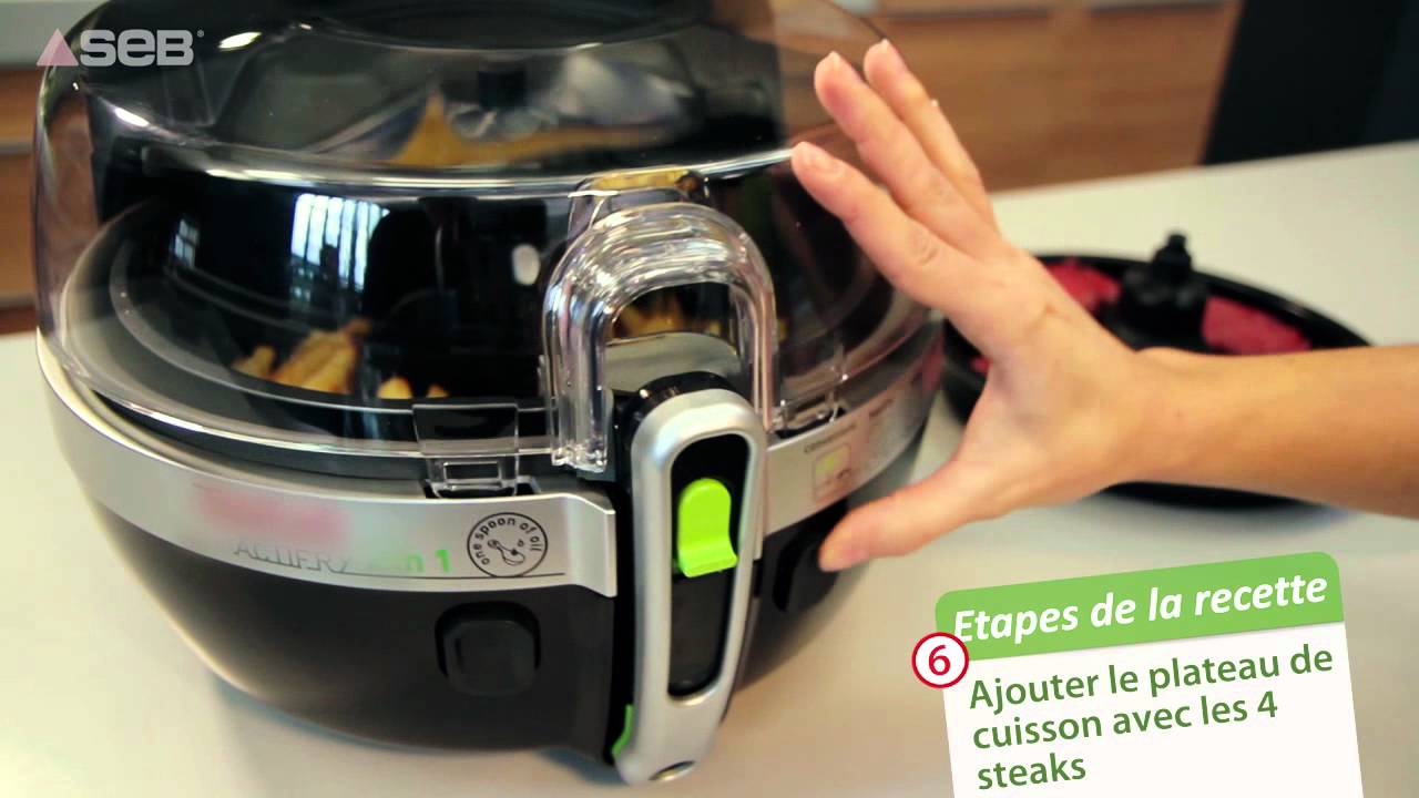 SEB Actifry 2 en 1 - Recette steak frites