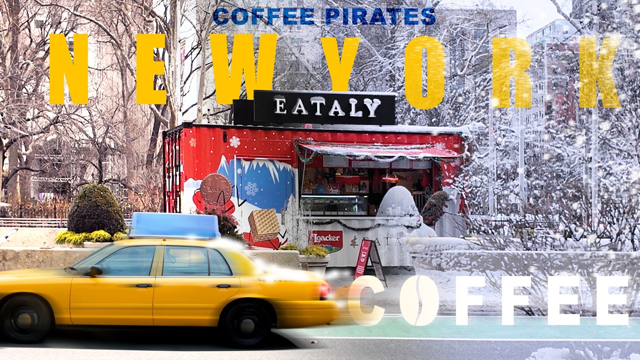 NYC Surprised US: The Blizzard Did Not Stop Us from Finding the BEST COFFEE in MANHATTAN [EP1]