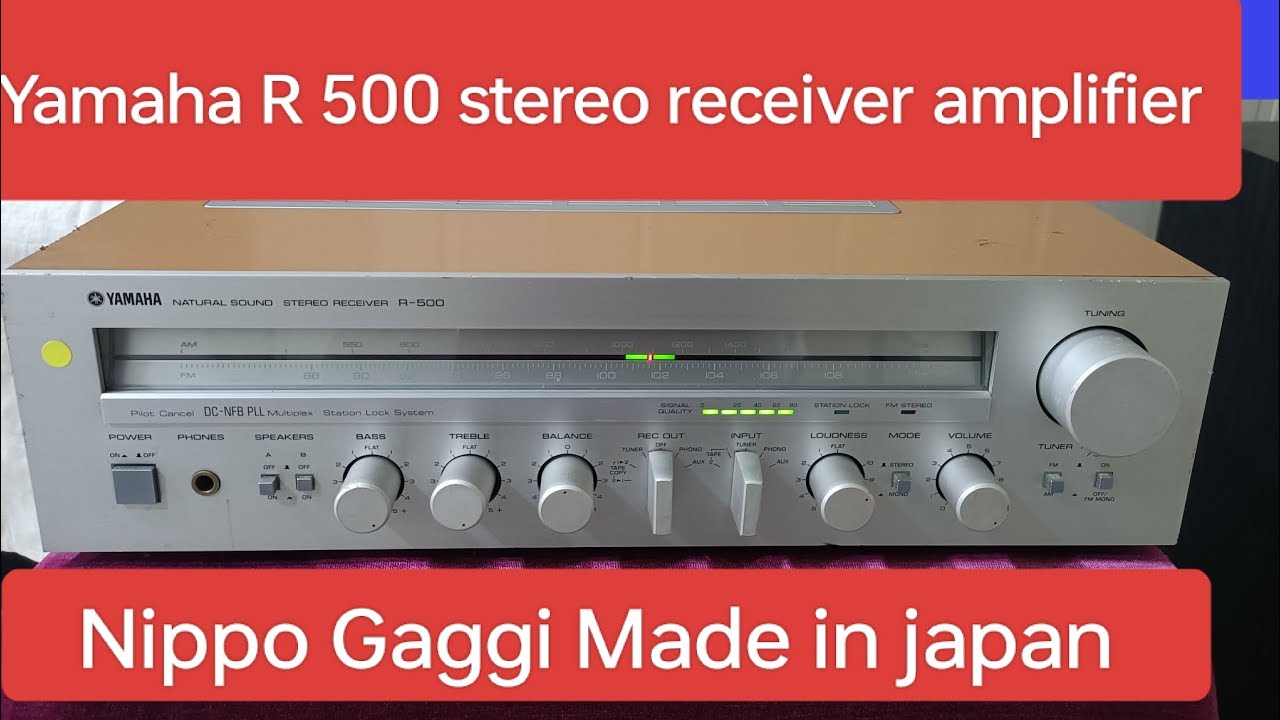  Sold sold Yamaha R 500 stereo integrated receiver in immaculate condition  RMS40+40 