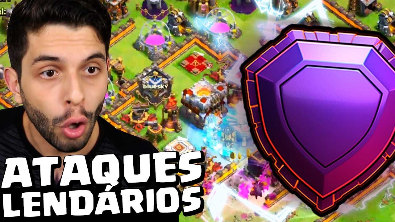 ATAQUES LENDÁRIOS DO CLÃ PLAYHARD! CLASH OF CLANS