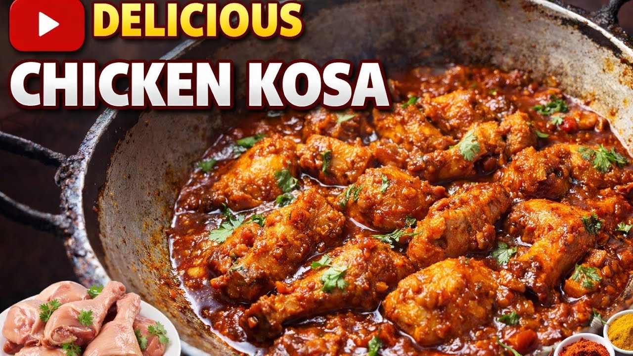 🔥 Chicken Kosa Recipe | Spicy & Juicy 😋 |🔥 ঝাল ঝাল চিকেন কষা রেসিপি 😋 | @PeaceYoureyewithfood