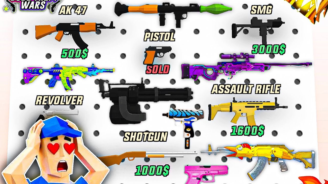 FINALLY 😍 Buying ALL Unlimited Weapons in Dude Theft Wars! 💸🔫