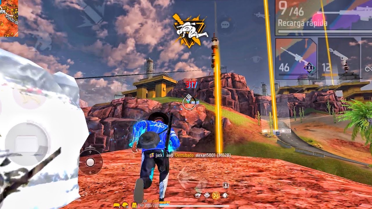 JÁ SOU O MELHOR COM A NOVA BARRET!😈🔥FREE FIRE MOBILE! JACKsx FF