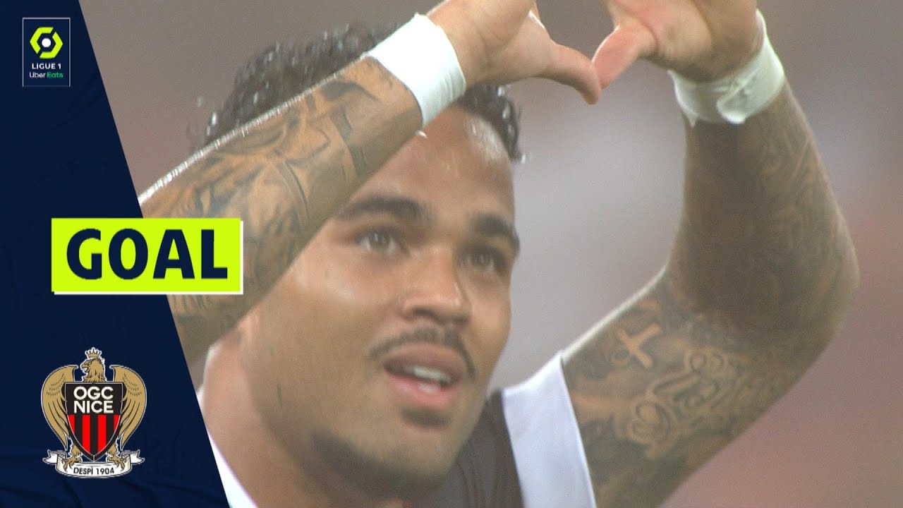 Goal Justin KLUIVERT (32' - OGCN) OGC NICE - LOSC LILLE (1-3) 21/22