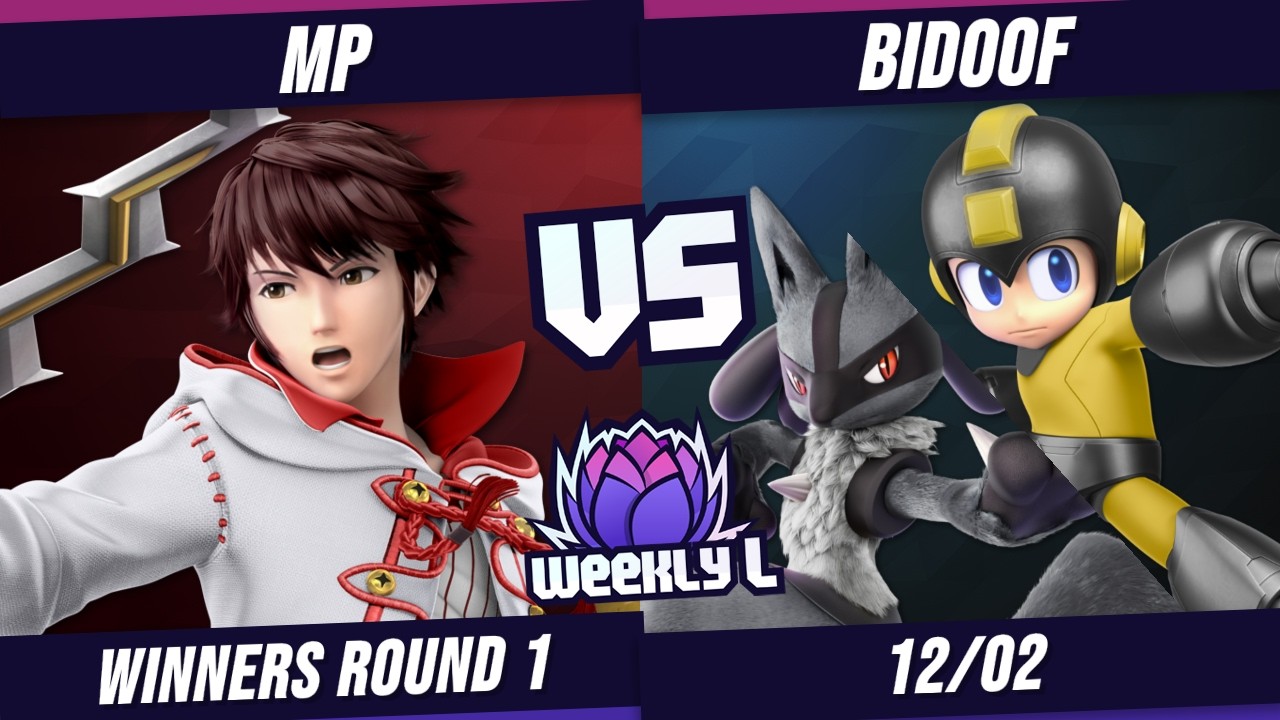 mp vs Bidoof - Winners Round 1 - Weekly L #197 |  Robin vs Lucario & Mega Man