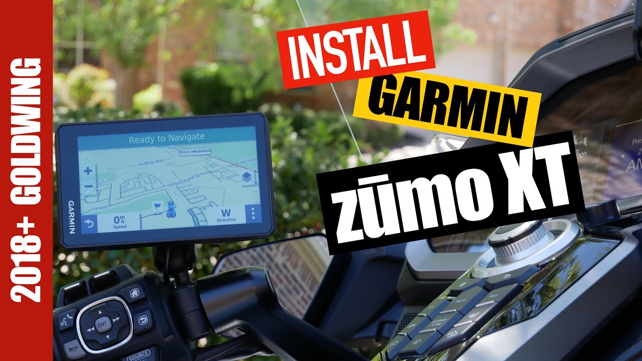Garmin zūmo XT Installation | 2018+ Honda Goldwing | Cruiseman's Garage