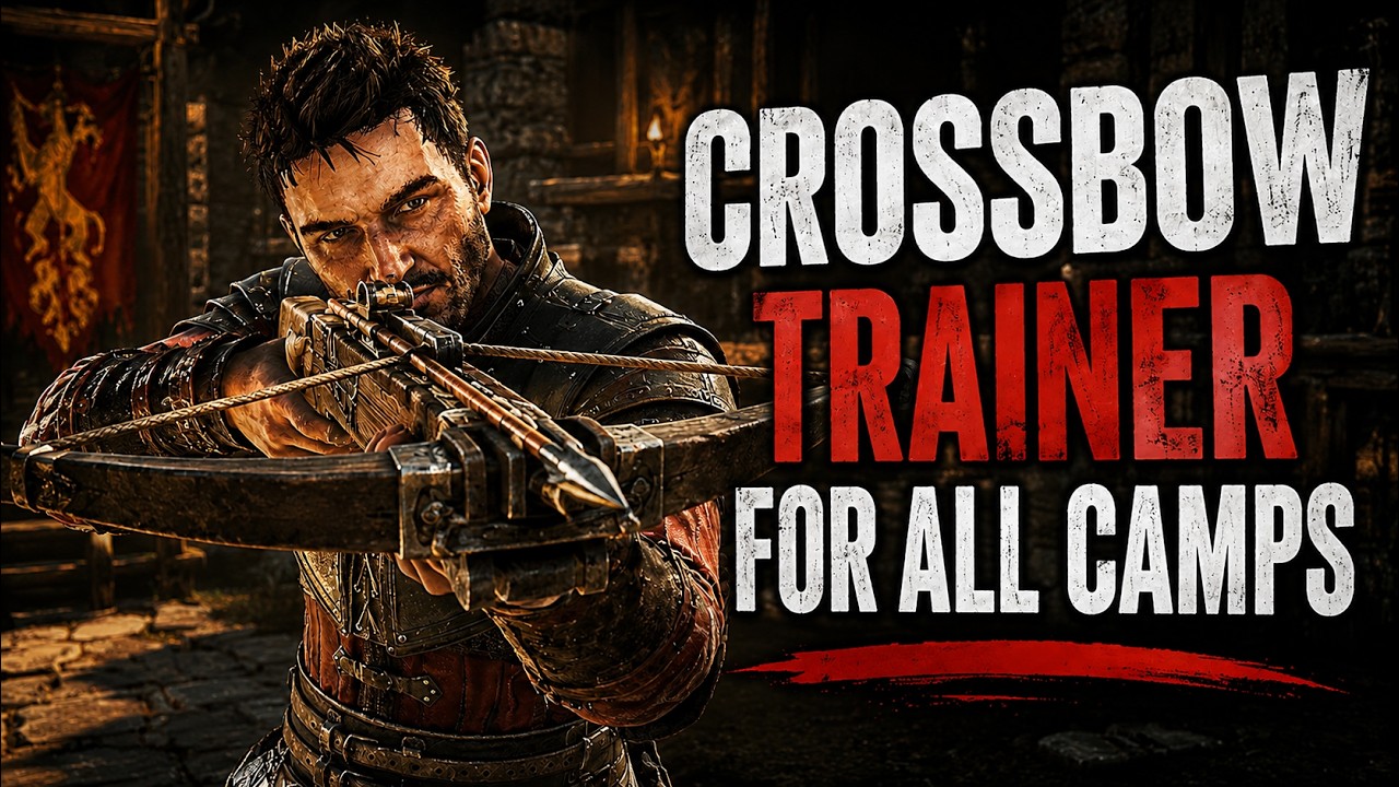Where Is the Crossbow Trainer in Gothic 1 Remake (For All Camps)