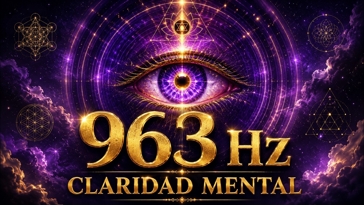 963Hz ⚡ CLARIDAD MENTAL PROFUNDA | Elimina Pensamientos Repetitivos y Desbloquea tu Energía
