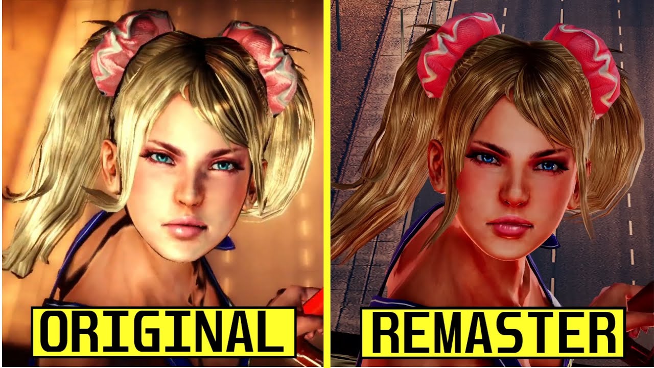 Lollipop Chainsaw RePOP - Remastered vs Original Early Graphics Comparison
