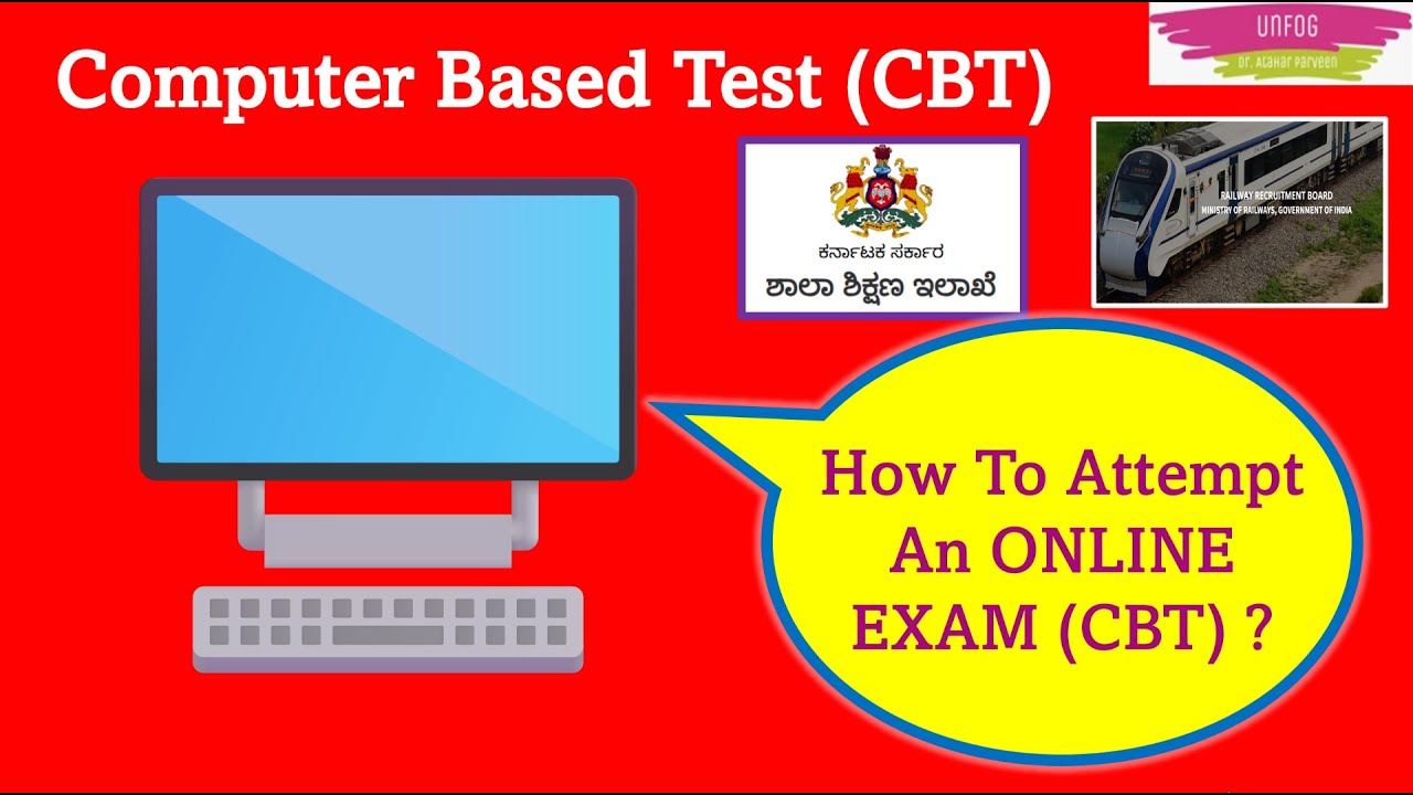 How To write ONLINE EXAM (Computer Based Test - CBT) #tet  #rrb_cbt_exam_demo