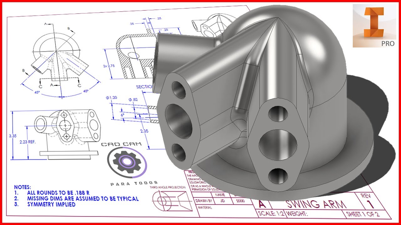 ✅autodesk inventor tutorial 2020