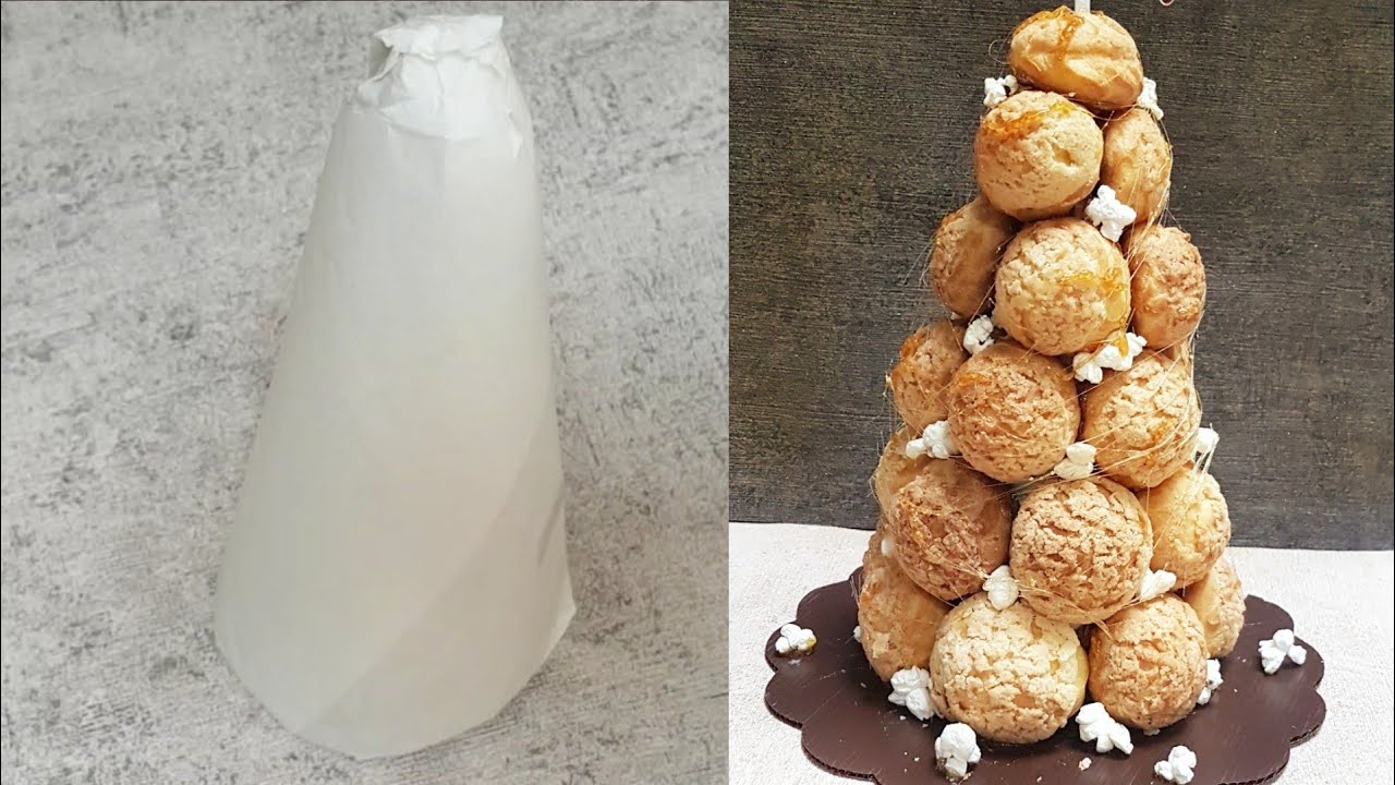 Cara membuat croquembounche cone / Diy / Jessica Huang