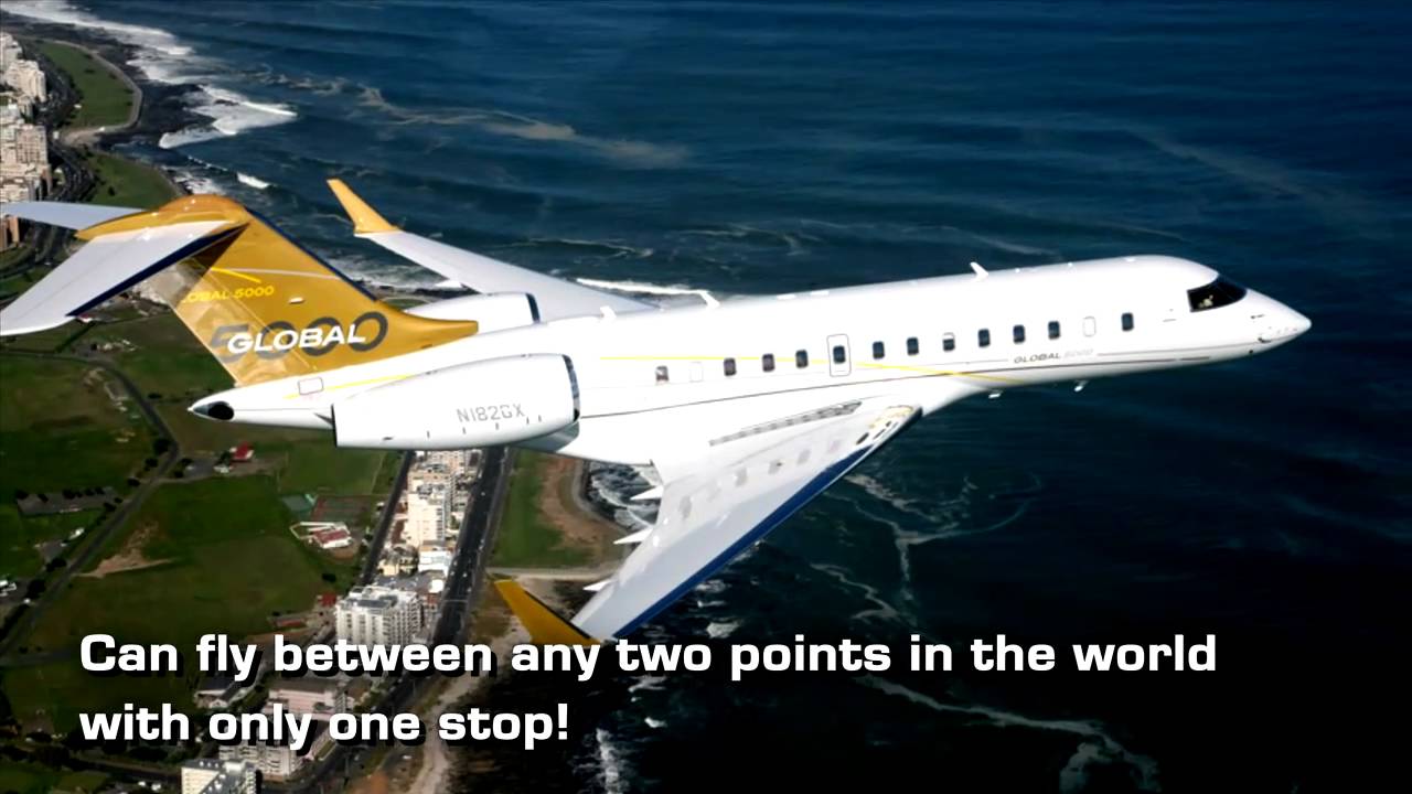 Bombardier Global Express 5000 video from JetOptions Private Jets