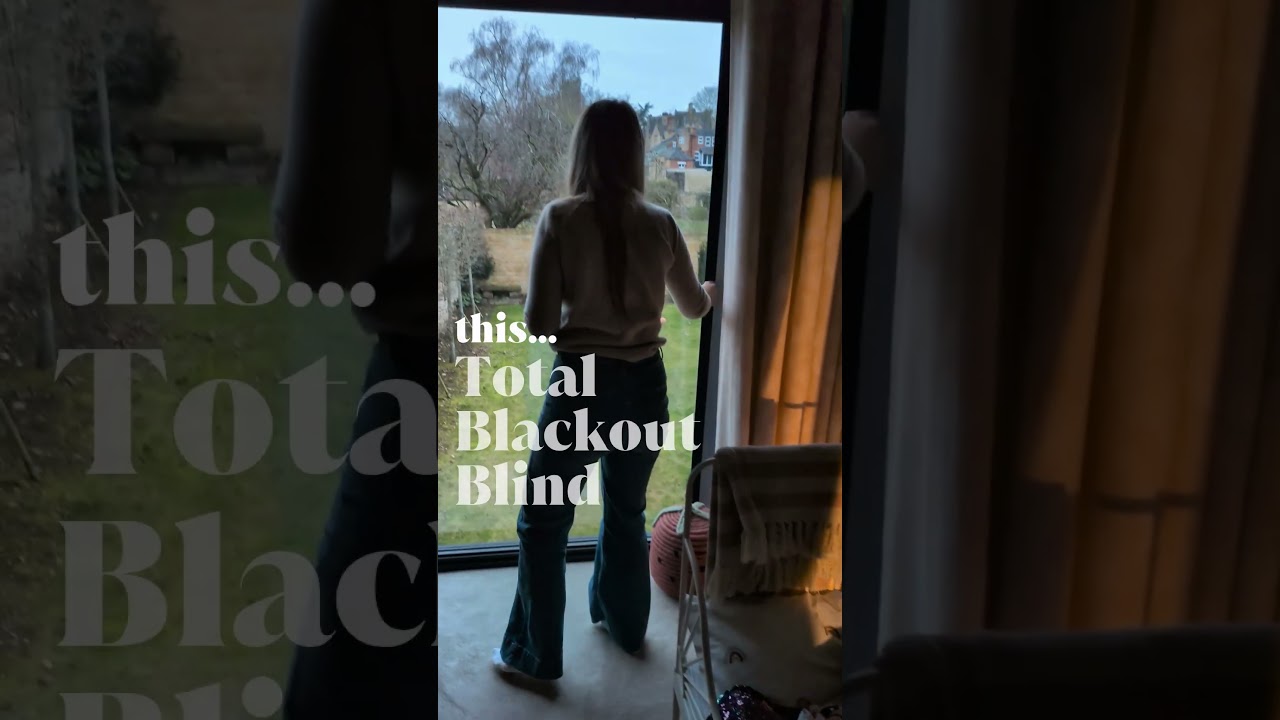 Hillarys: Total Blackout Blind for Complete Light Control