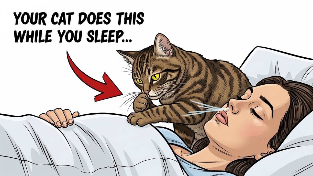 Your Cat Checks on You at Night - Here's Why