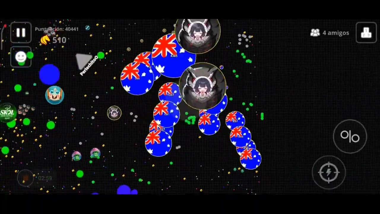 No  lucky 😔(agar.io mobile) 